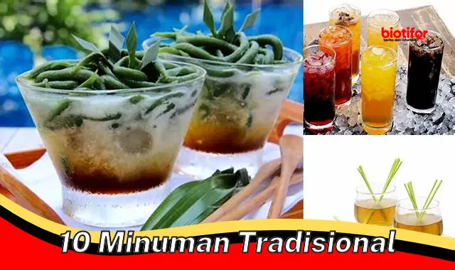 10 Minuman Tradisional Indonesia yang Wajib Dicoba