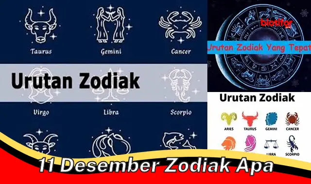 Temukan Zodiakmu: Ungkap Rahasia 11 Desember