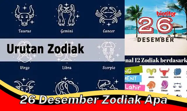 Zodiak 26 Desember: Karakter Unik yang Perlu Kamu Tahu!