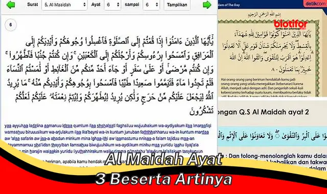 Panduan Lengkap "Al Maidah Ayat 3 Beserta Artinya" untuk Muslim Sejati