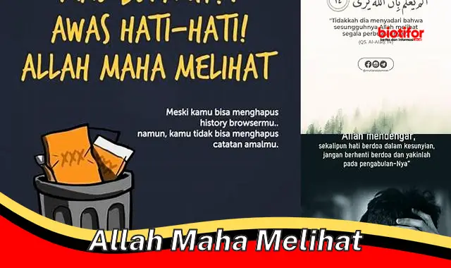 Segala Rahasia Terungkap di Hadapan Allah Maha Melihat