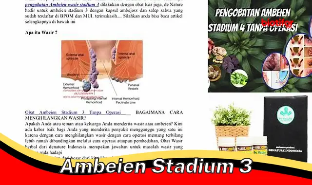 Ambeien Stadium 3: Gejala, Penyebab, dan Cara Mengatasi