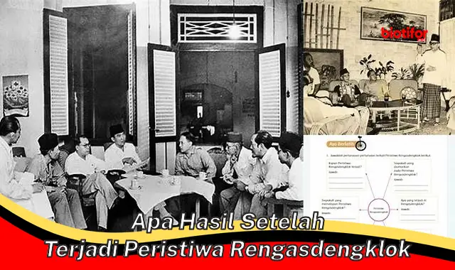 Hasil Penting Setelah Terjadinya Peristiwa Rengasdengklok