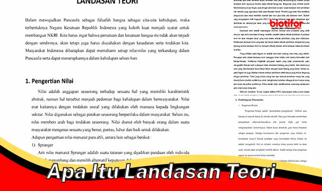 Pahami Apa itu Landasan Teori untuk Tulisan Ilmiah Berkualitas