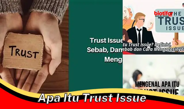 Kupas Tuntas: Apa Itu Trust Issue?