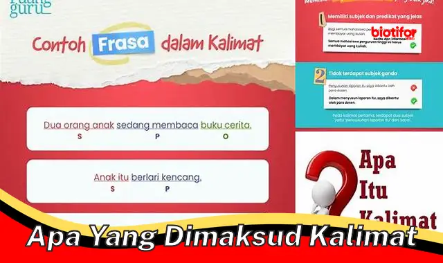 Pengertian Kalimat: Struktur, Jenis, dan Fungsinya