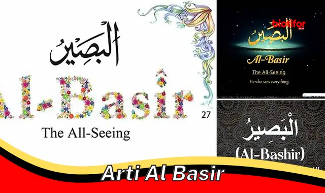 Makna Al Basir: Sifat Allah Maha Melihat