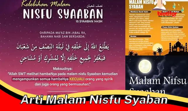 Pengertian Malam Nisfu Syaban: Ampunan dan Keutamaan di Malam Spesial