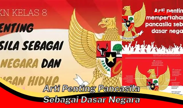 Makna Penting Pancasila Sebagai Dasar Negara