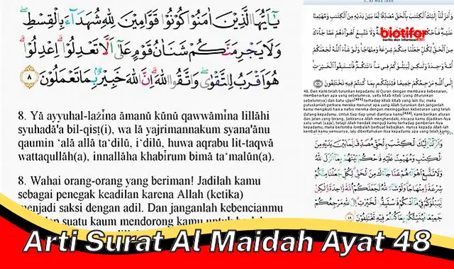 Makna Penting Larangan dalam "Arti Surat Al Maidah Ayat 48"