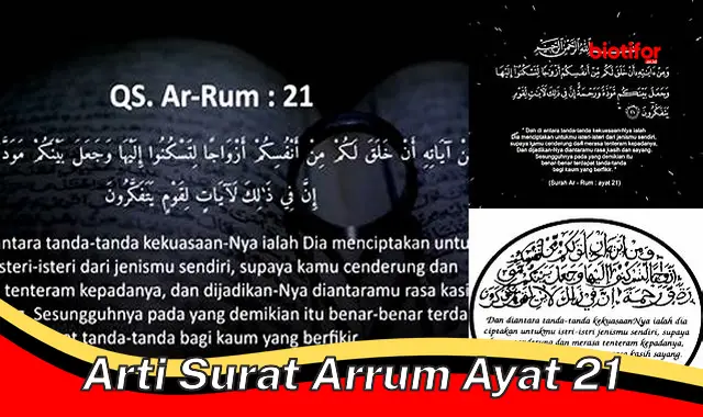 Pengertian Mendalam Arti Surat Arr-Rum Ayat 21 untuk Keluarga Harmonis