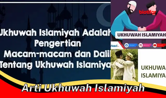 Pengertian Ukhuwah Islamiyah: Konsep Persaudaraan dalam Islam