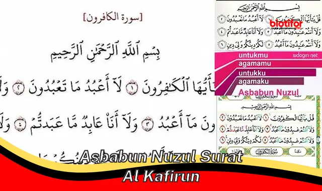 Memahami Sebab Turunnya Surat Al Kafirun dan Hikmahnya