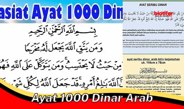 Rahasia Ayat 1000 Dinar Arab untuk Kekayaan Bergelimang