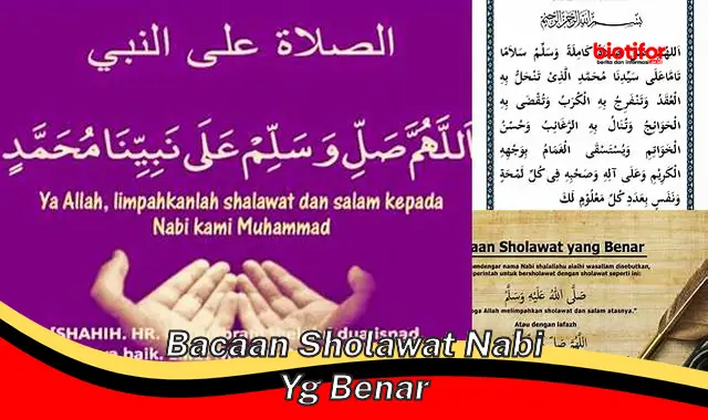 Panduan Lengkap: Bacaan Sholawat Nabi yang Benar dan Manfaatnya