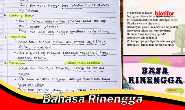 Pelestarian Bahasa Rinengga: Warisan Budaya Ende