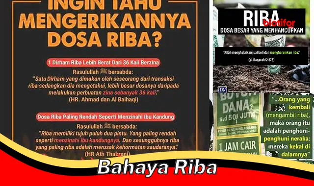 Bahaya Riba: Dampak Buruk yang Mengintai