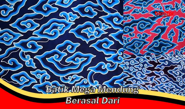 Keindahan dan Makna Filosofis Batik Mega Mendung