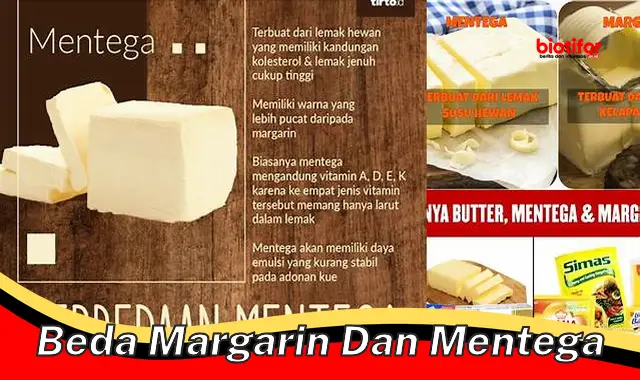 Perbedaan Margarin dan Mentega: Panduan Lengkap