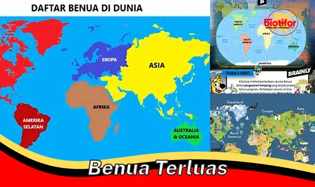 Kenali Benua Terluas di Dunia: Asia