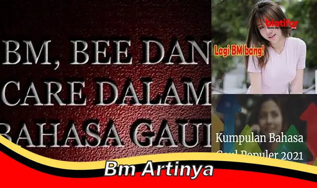 bm artinya