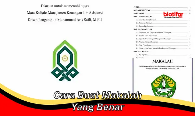 Panduan Lengkap: Cara Mudah Buat Makalah Ilmiah yang Benar