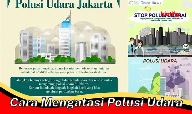 Cara Jitu Mengatasi Polusi Udara: Solusi untuk Udara Sehat