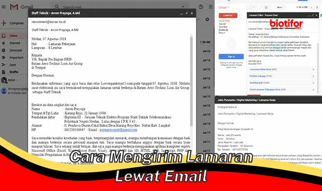 Tips Jitu Kirim Lamaran Kerja via Email yang Ampuh