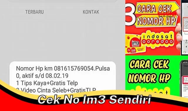 Cara Mudah Cek Nomor IM3 Sendiri, Praktis dan Cepat!