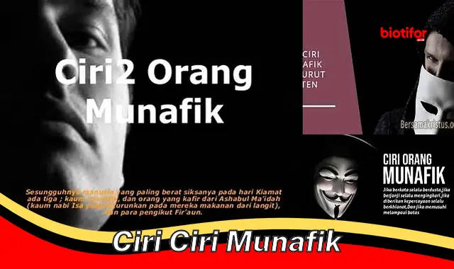 Ciri-ciri Orang Munafik yang Penting Diketahui