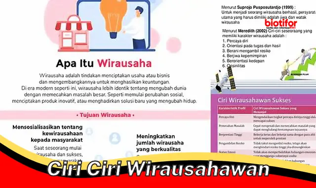 Ciri-ciri Wirausahawan Sukses: Panduan Utama untuk Pengusaha