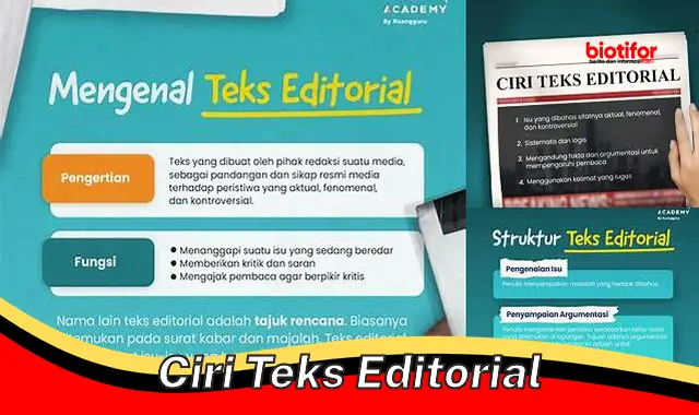 Ciri Penting Teks Editorial yang Wajib Diketahui