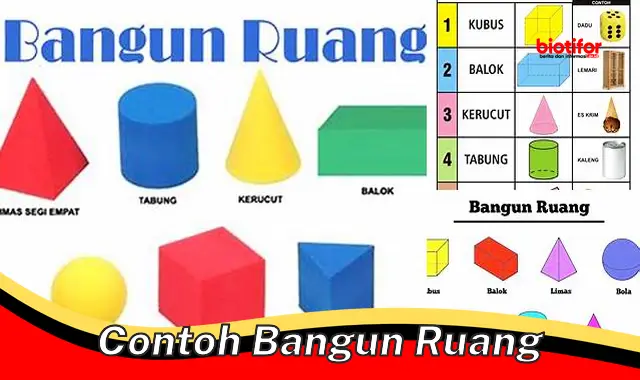 Jelajahi Contoh Bangun Ruang: Panduan Lengkap untuk Dunia Tiga Dimensi