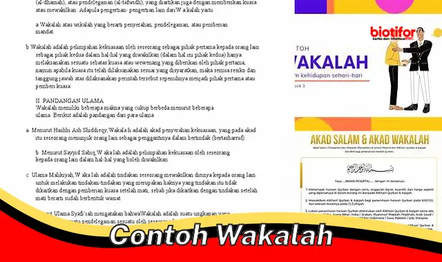 Contoh Wakalah: Pemberi Kuasa Aman, Urusan Lancar