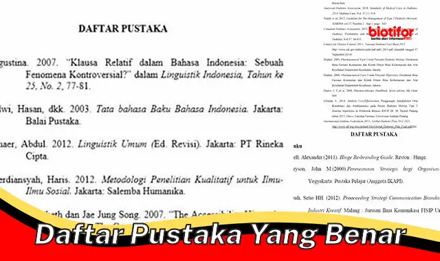 Panduan Lengkap Menulis Daftar Pustaka yang Benar dan Berkualitas