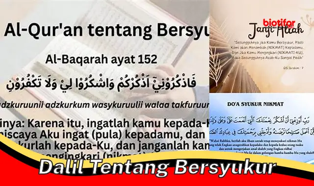 Panduan Lengkap Dalil tentang Bersyukur: Rahasia Merasakan Nikmat Ilahi