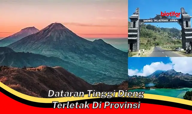 Wisata Alam Dataran Tinggi Dieng: Keindahan yang Menakjubkan di Provinsi Jawa Tengah