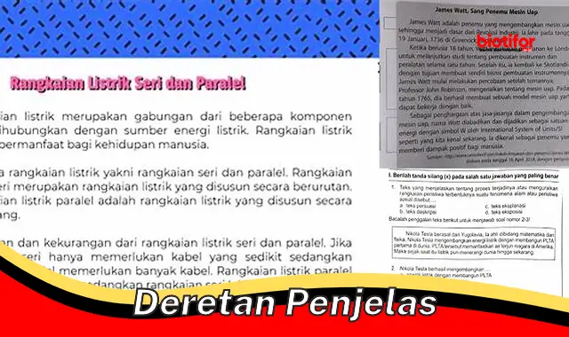 Deretan Penjelas: Pemandu Menulis yang Tepat dan Informatif