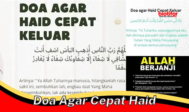 Rahasia Cepat Haid: Doa Mustajab Mengatasi Keterlambatan