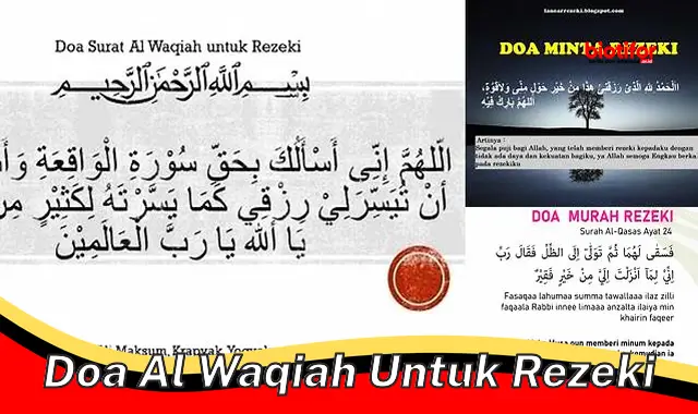 Bacaan Rahasia Surat Al Waqiah untuk Pintu Rezeki