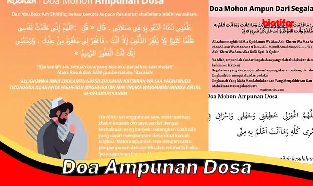 Panduan Lengkap Doa Ampunan Dosa untuk Muslim Taat