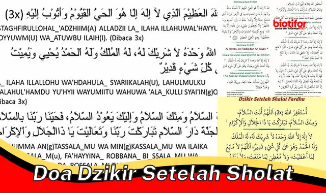 Bacaan Doa Dzikir Setelah Sholat, Lengkap dengan Manfaatnya