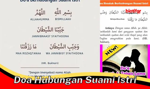 Doa Dahsyat untuk Mempererat Hubungan Suami Istri