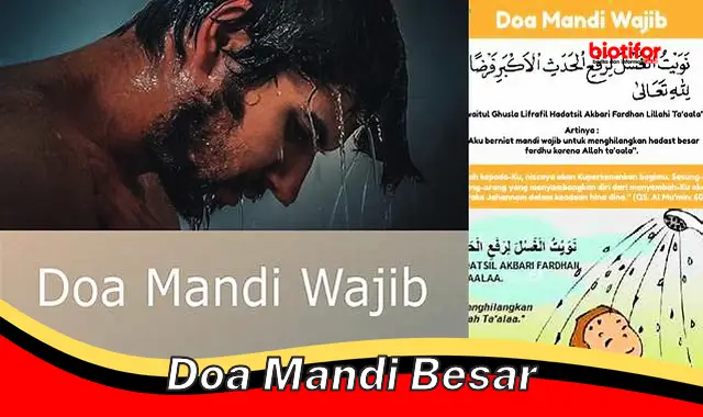 Rahasia Sempurnakan Ibadah: Doa Mandi Besar yang Mustajab