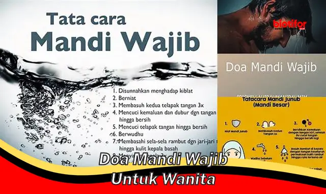 Panduan Doa Mandi Wajib untuk Wanita: Cara Tepat Mensucikan Diri