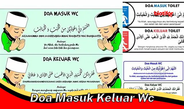 Doa Masuk dan Keluar WC: Perlindungan dan Kesucian dalam Setiap Penggunaan Toilet