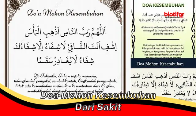 Rahasia Doa Mustajab untuk Kesembuhan dari Segala Penyakit