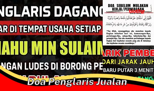 doa penglaris jualan