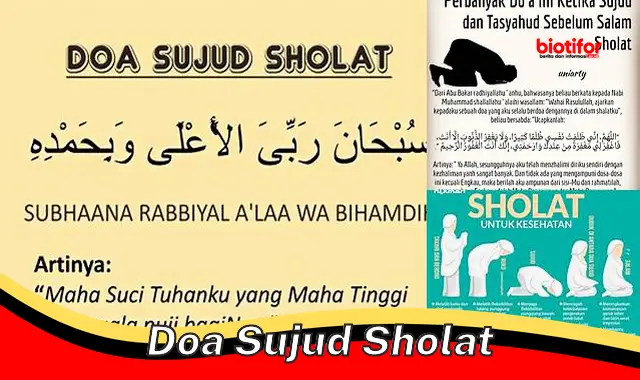 Panduan Lengkap Doa Sujud Sholat: Makna, Keutamaan, dan Tips Mengucapkan