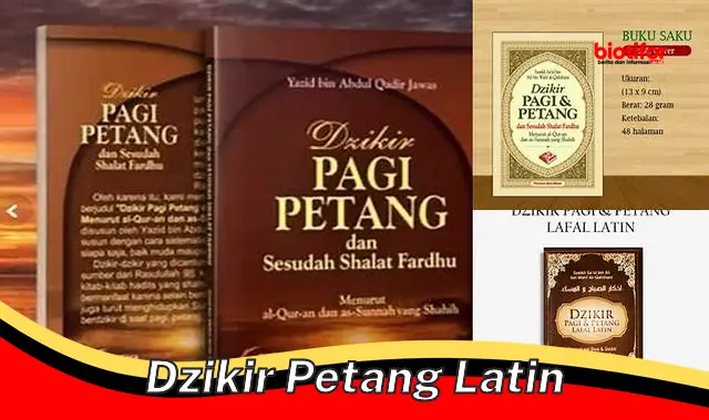 Pentingnya Dzikir Petang Latin untuk Ketenangan Hati dan Keberkahan Hidup